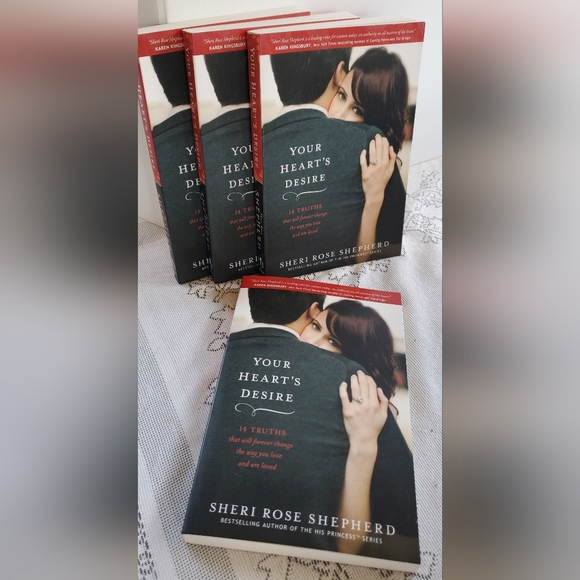 Lot Of 4 Women's Bible Study Your Hearts Desire Sheri Rose Shepherd Small Group - Picture 1 of 8